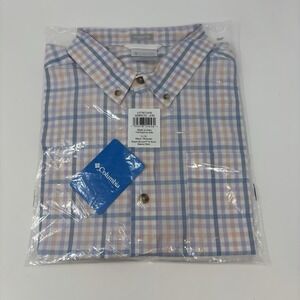 NWT Columbia Rapid Rivers II 2 Short Sleeve Shirt Multi-Color Plaid Large
